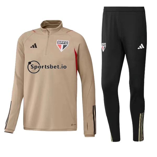 Sudadera De Training Sao Paulo 2023 2024 Amarillo